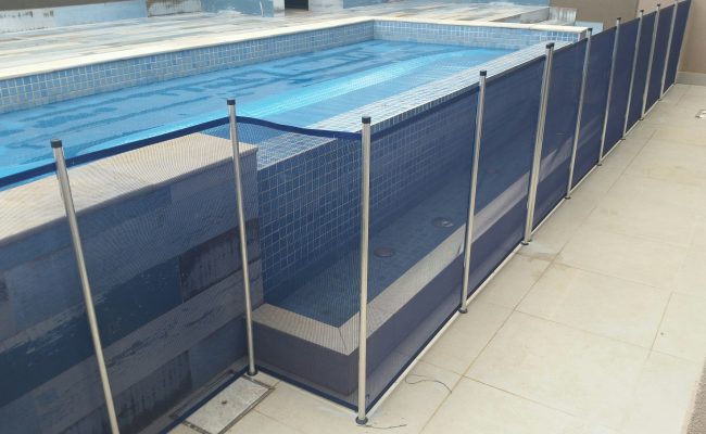 Protege Cercas para Piscina – cor azul