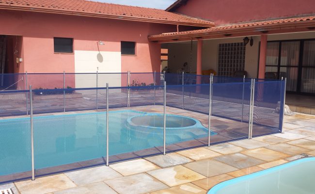 Protege Cercas para Piscina – cor azul