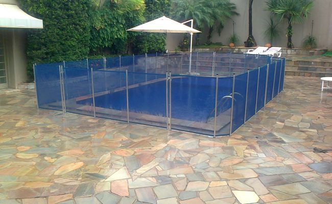 Protege Cercas para Piscina – cor azul