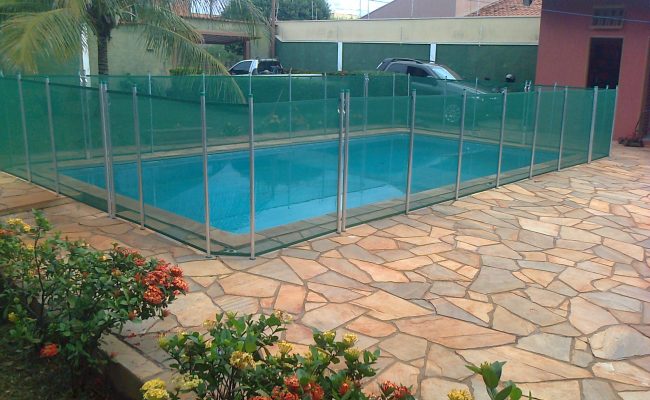 Protege Cercas para Piscina – cor verde