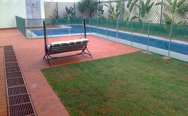 Protege Cercas para Piscina – cor verde