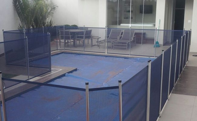 Protege Cercas para Piscina – cor azul
