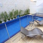 Protege Cercas para Piscina - cor azul